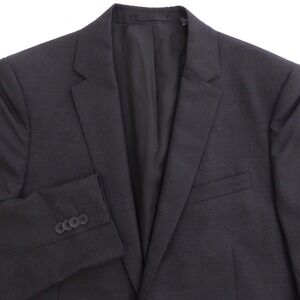 Theory Mens Blazer Dark Charcoal Gray Wool Textured XYLO NP DULVERTON Size 38R